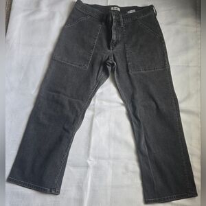 Wrangler Men's Dark Gray Relaxed Jeans